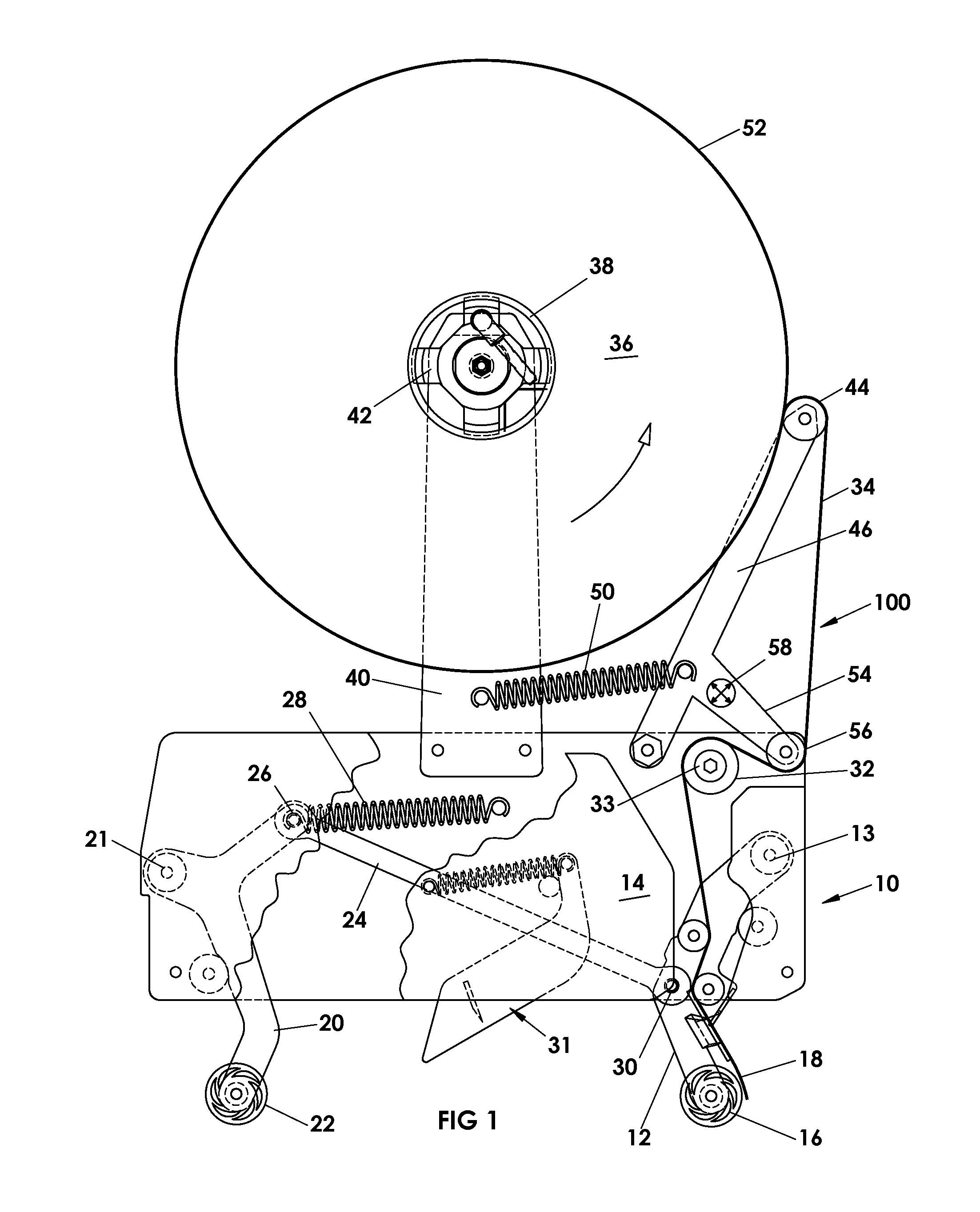 Tape applicator tab length control