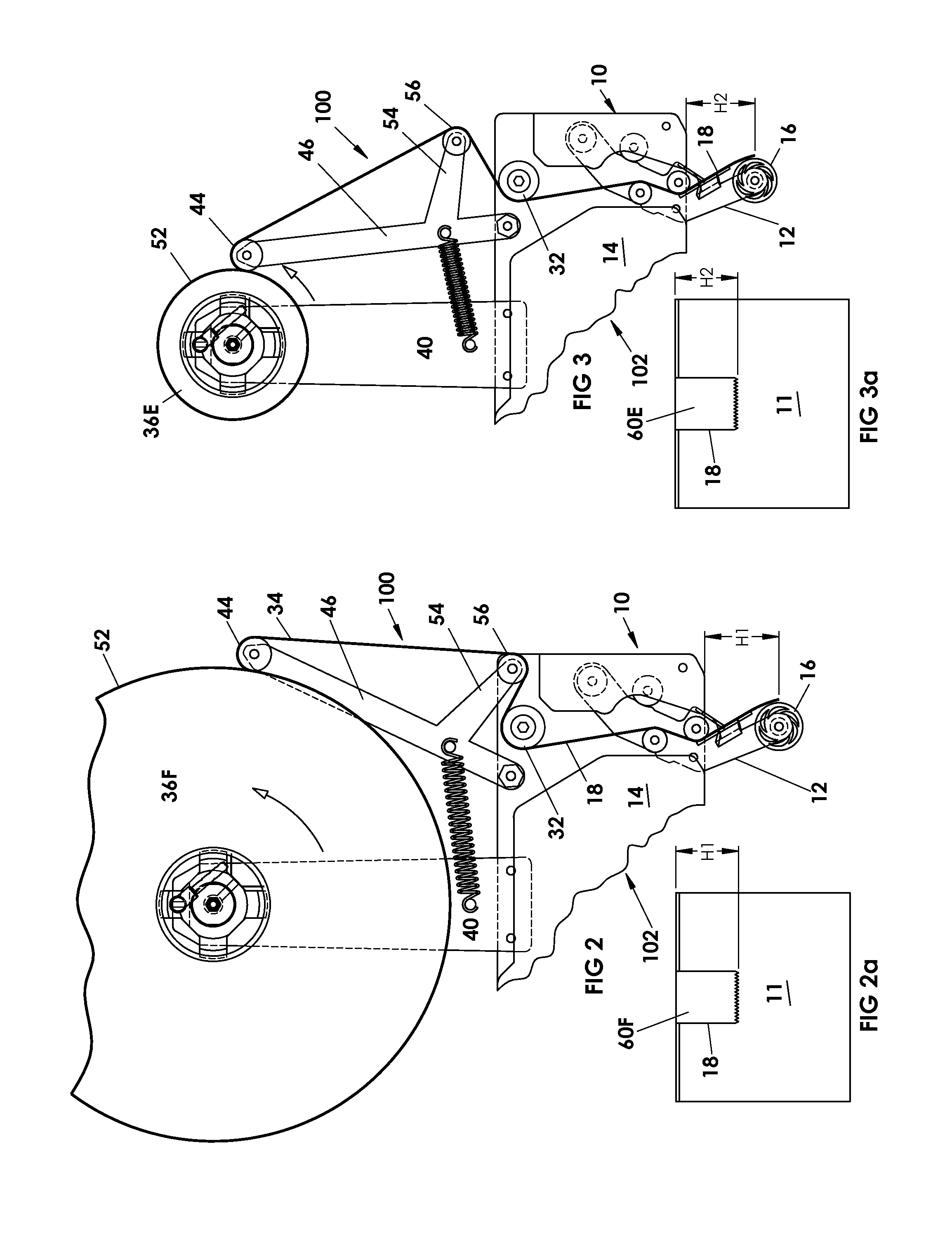 Tape applicator tab length control