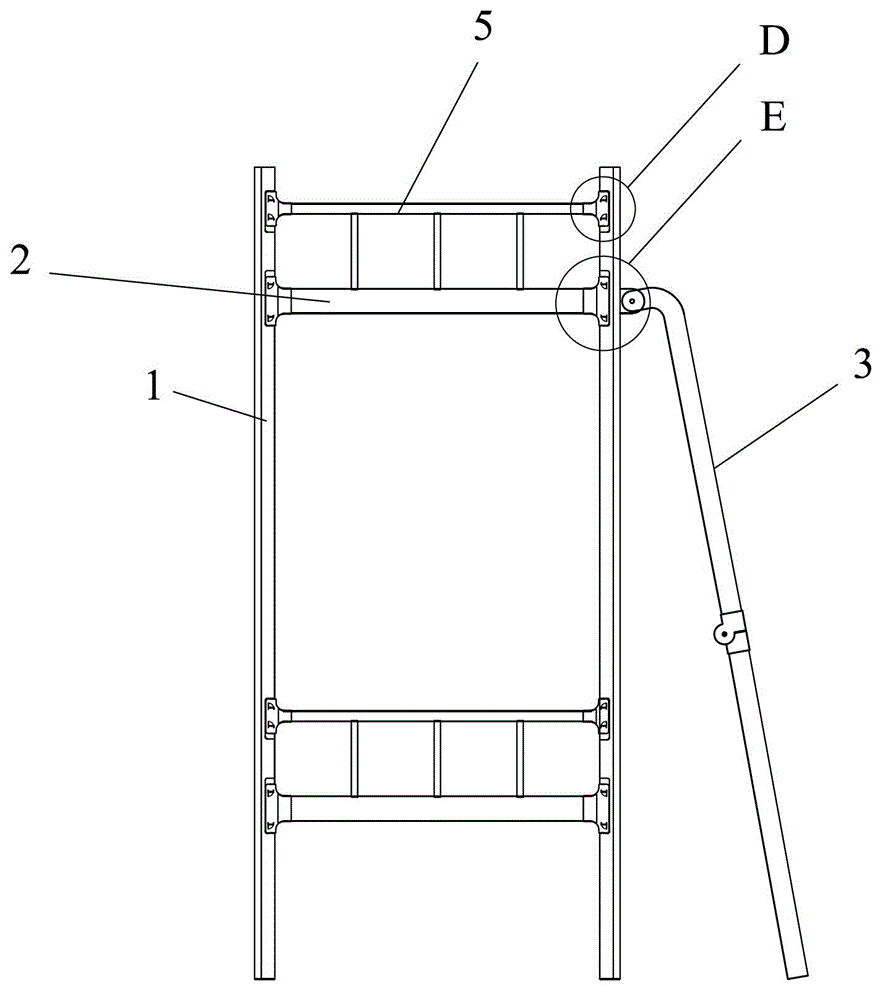 Double-decker bed based on plug-in type guardrail