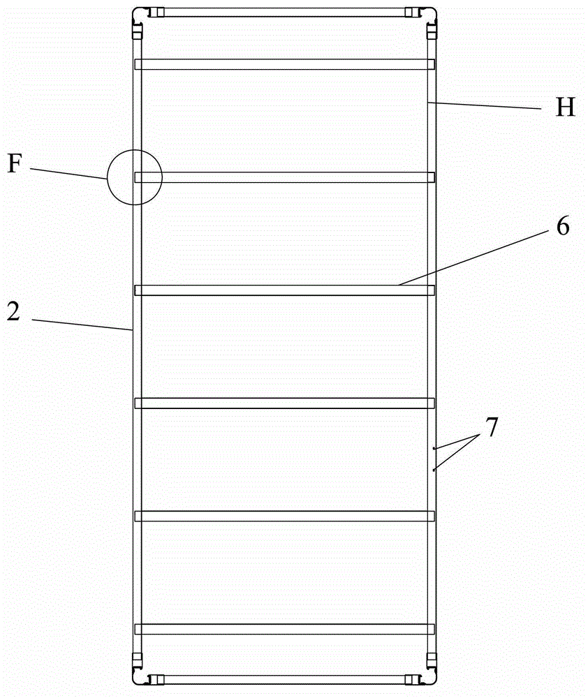 Double-decker bed based on plug-in type guardrail