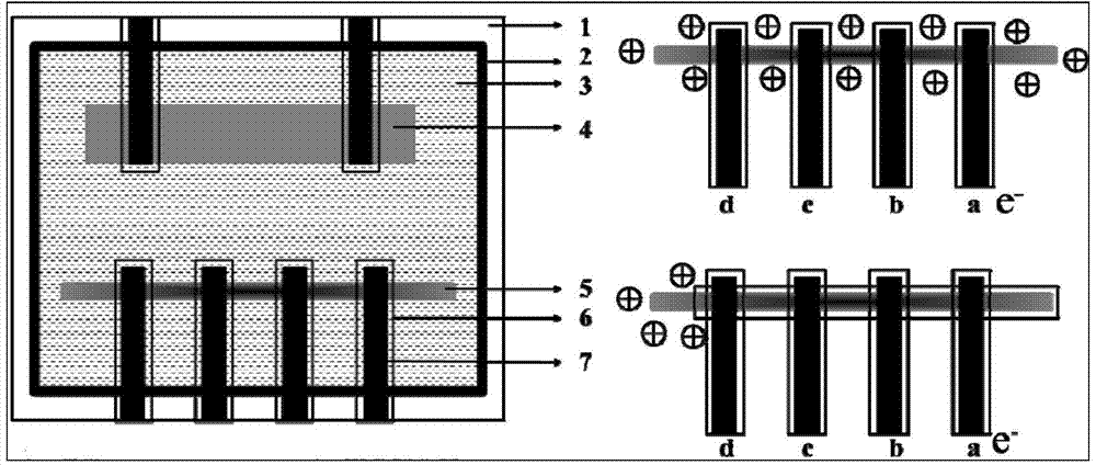 Method for in-situ analyzing charging-discharging transport mechanism of Li&lt;+&gt; ions or Na&lt;+&gt; ions in nanowire