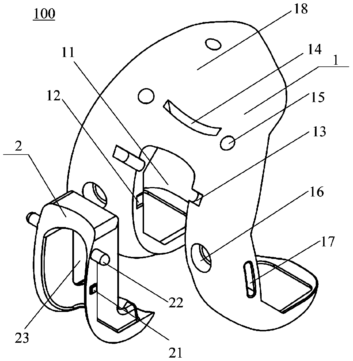 Intercondylar osteotomy module