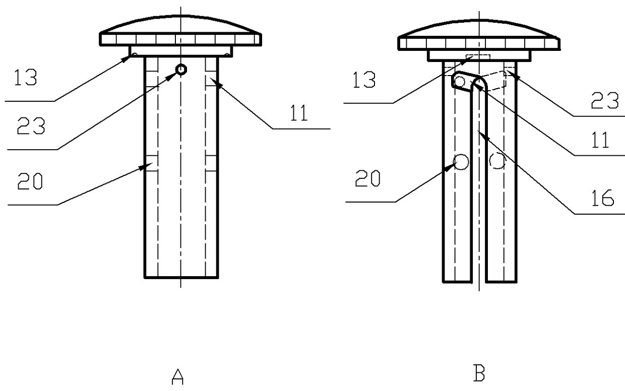 A pre-action tempered glass breaker