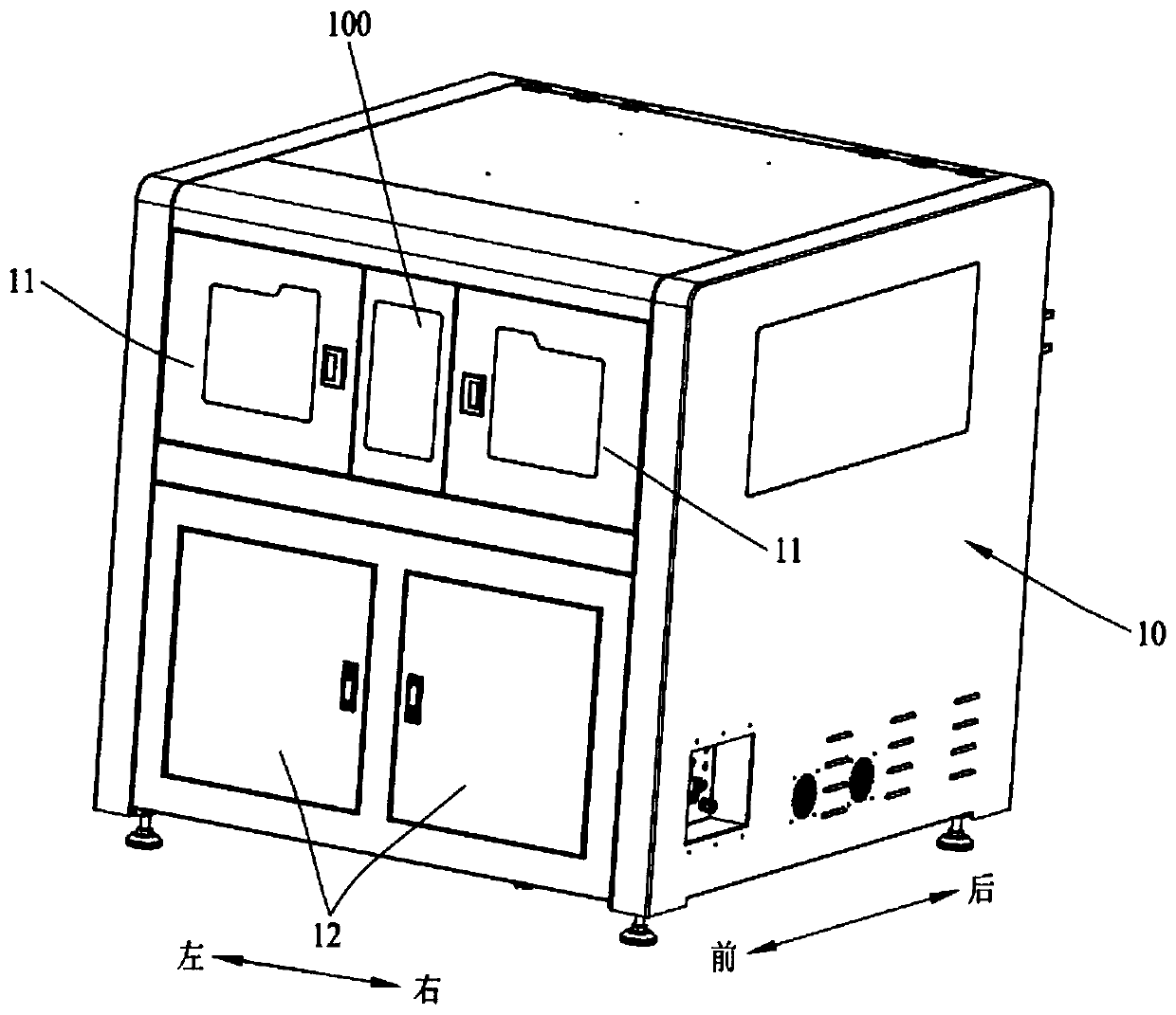 Double-station FPC supplementary material deviation and re-pasting/missing-pasting inspection machine