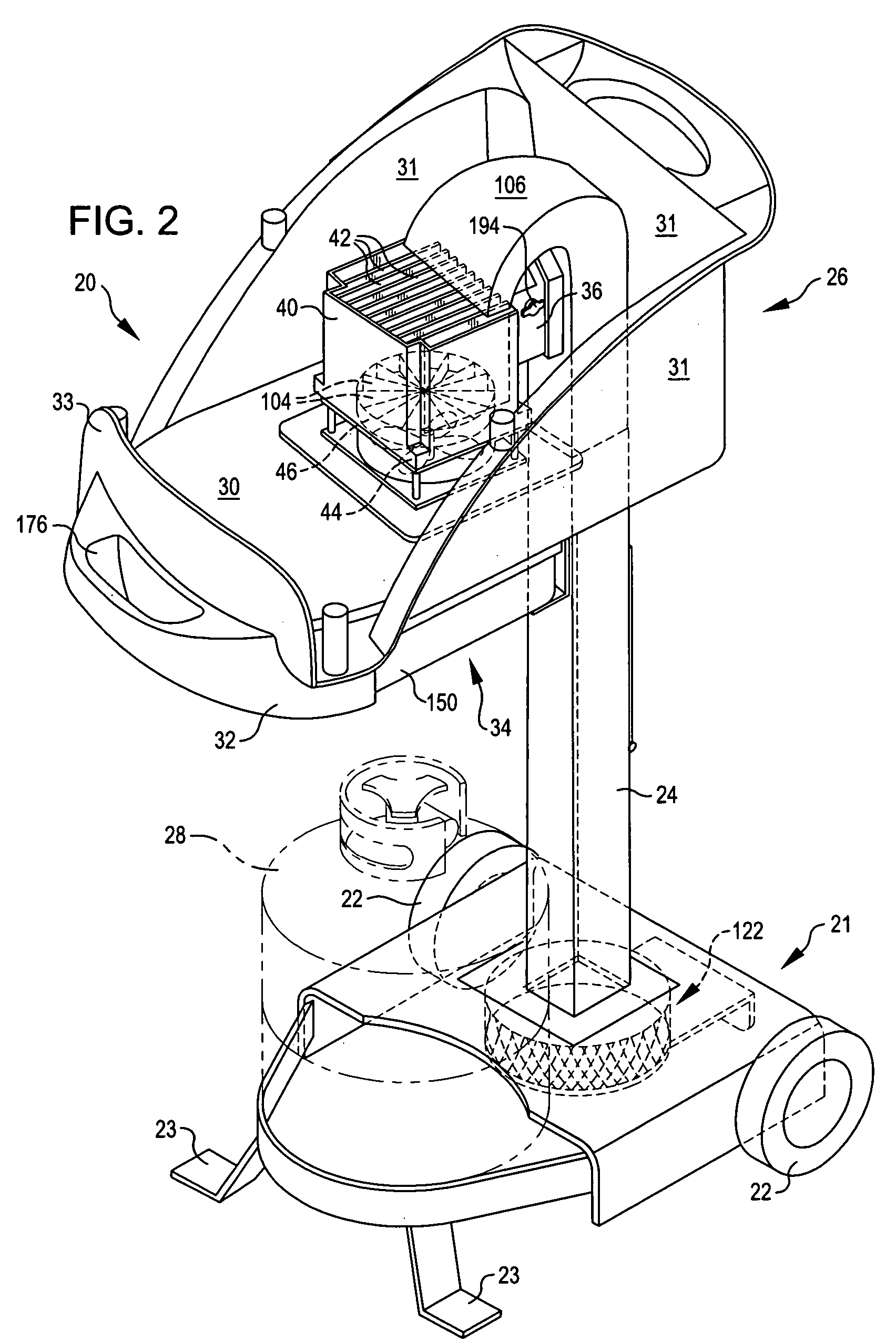 Gas tip and gas tip holder for a mosquito trap