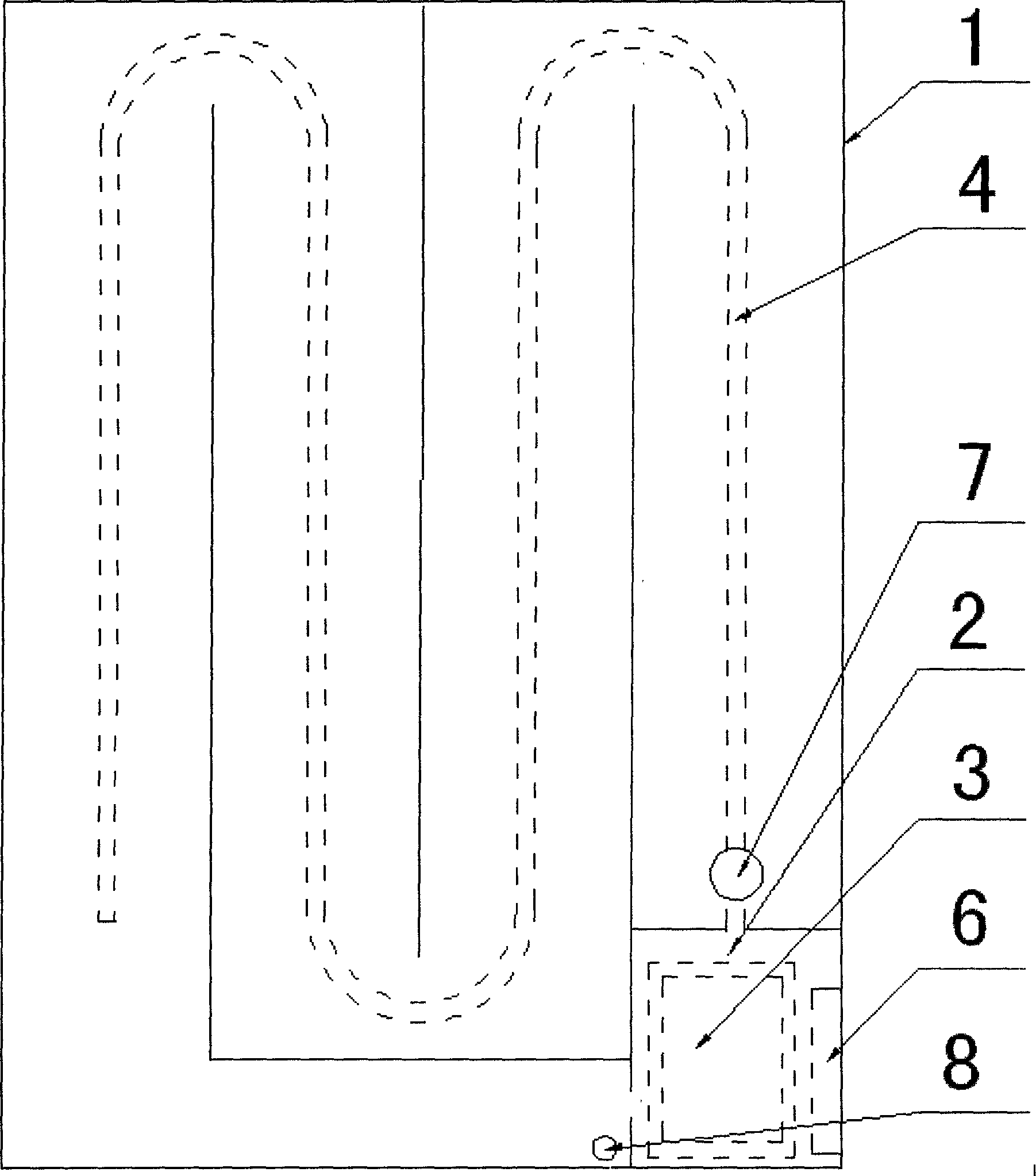 Cold storage type water bed mattress having water bed effect