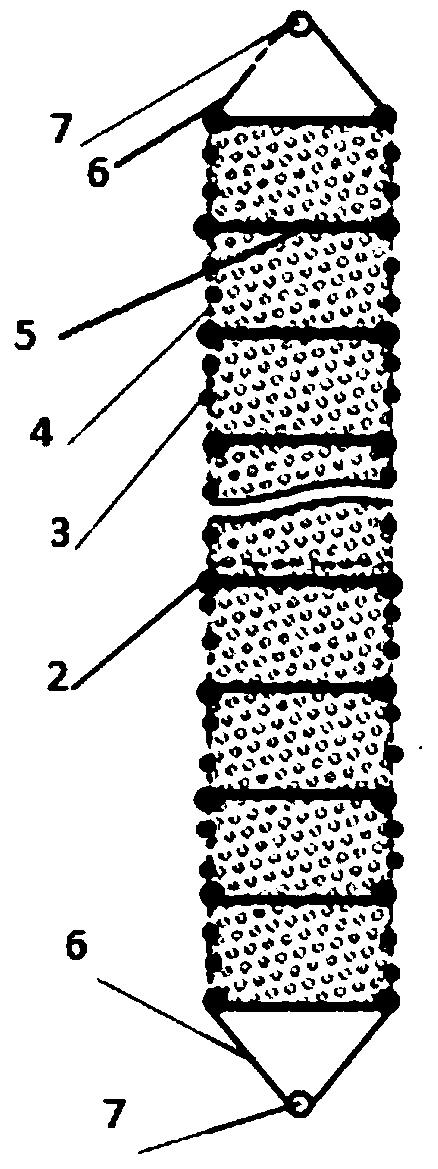 A photocatalysis-microbial degradation composite water treatment device and a photocatalysis-microbial degradation composite water treatment method