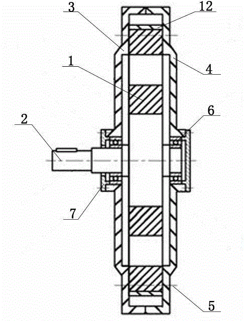 Bent type piezoelectric ultrasonic motor