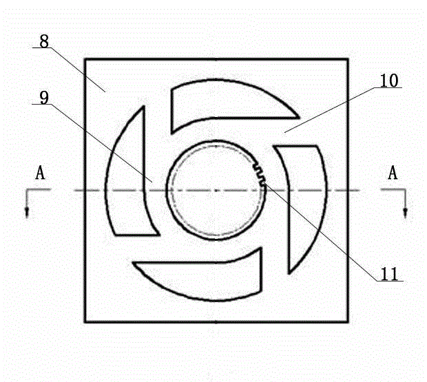 Bent type piezoelectric ultrasonic motor