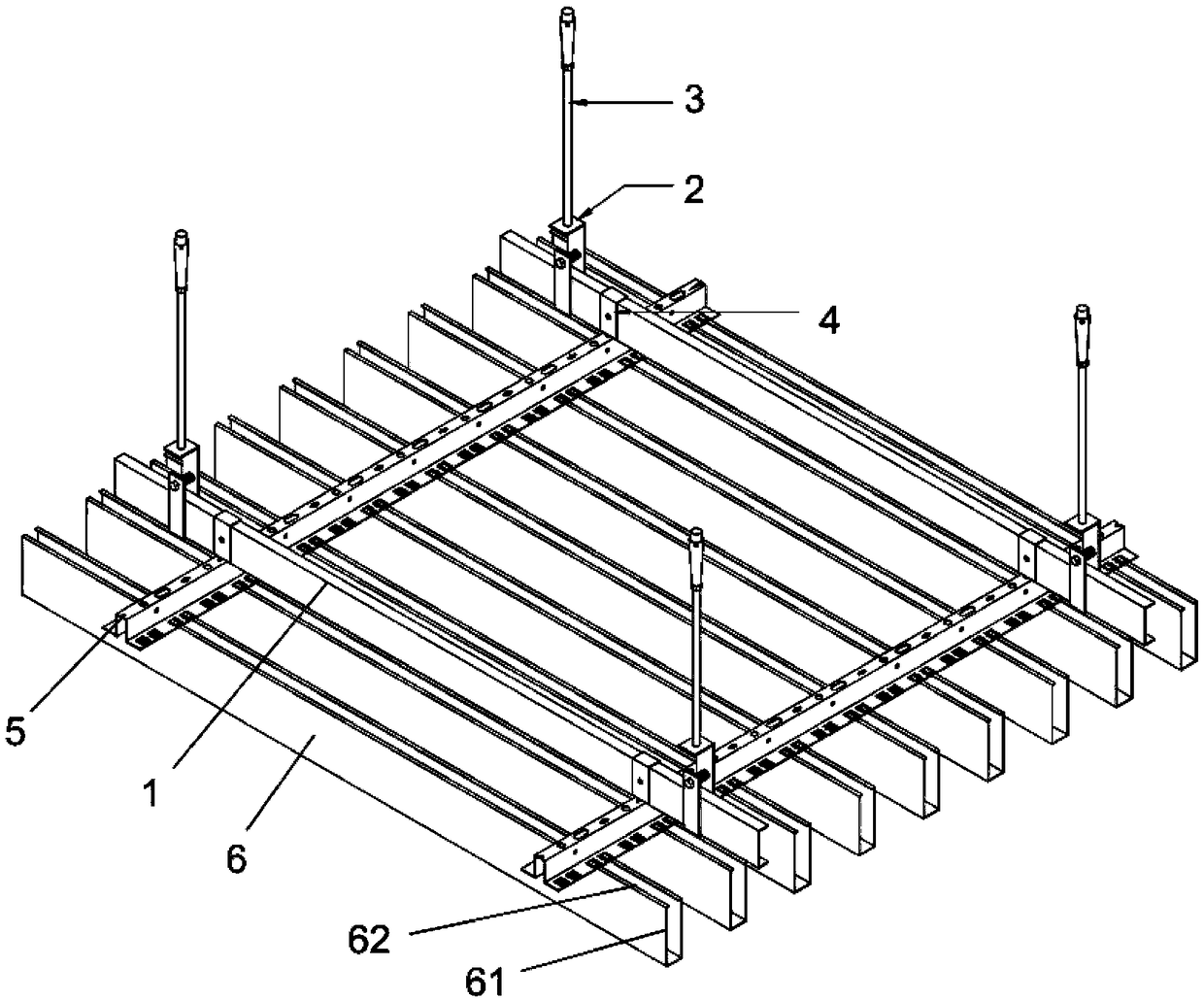 Bending box section capable of being disassembled conveniently