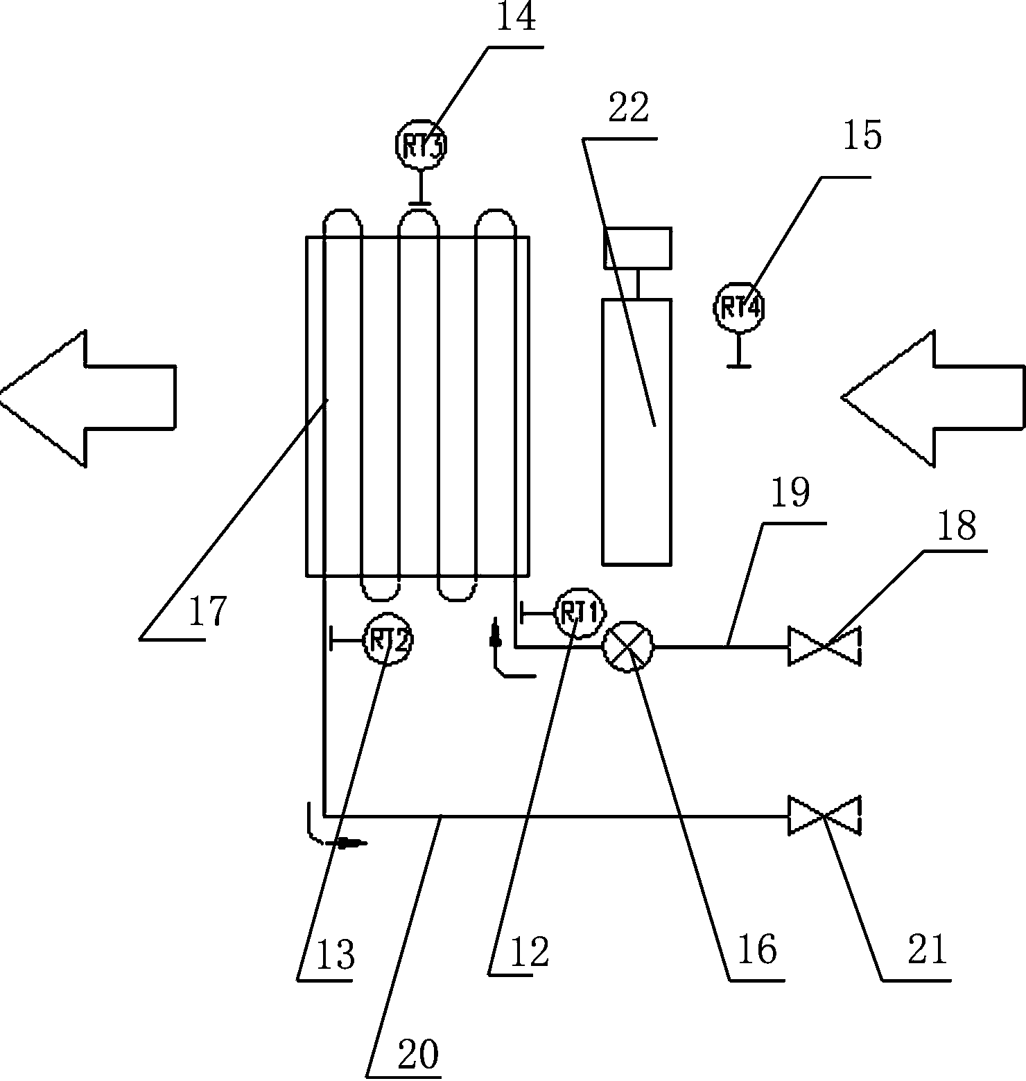 Variable-frequency multi-connected air conditioning unit self-adaptive control device and variable-frequency multiple machine unit self-adaptive control method