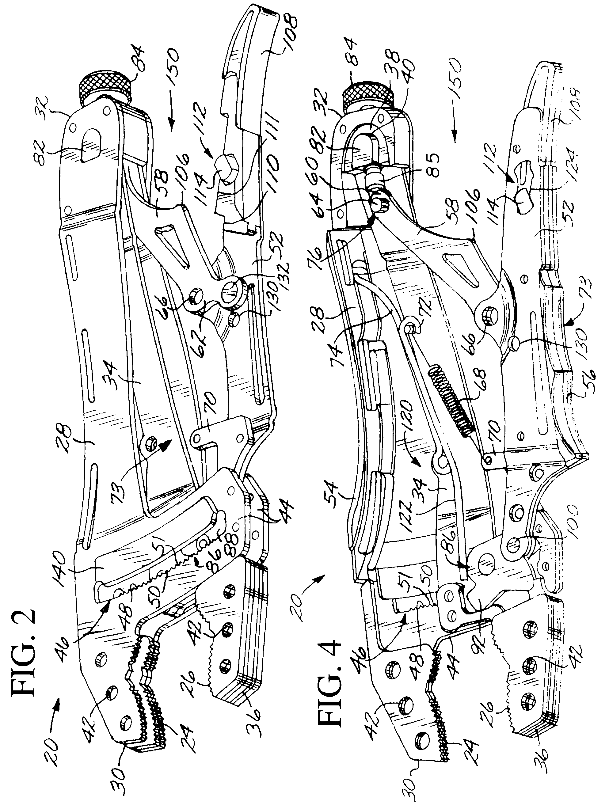 Self-adjusting pliers