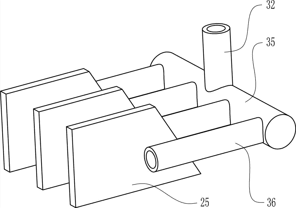 Vertical type dissolving device for rare earth chloride