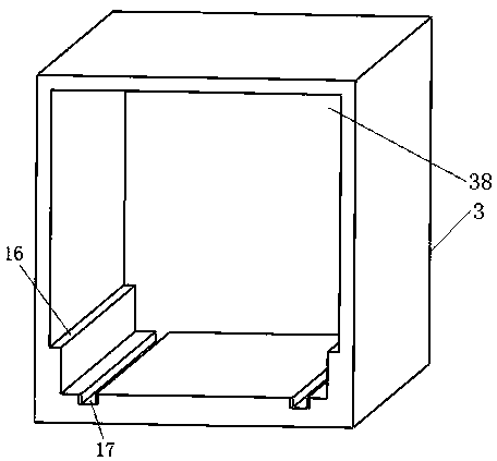 Three-dimensional garage for building corridor