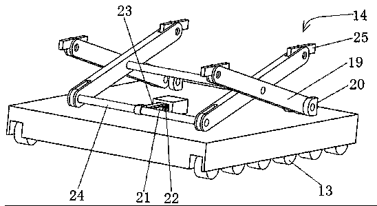 Three-dimensional garage for building corridor