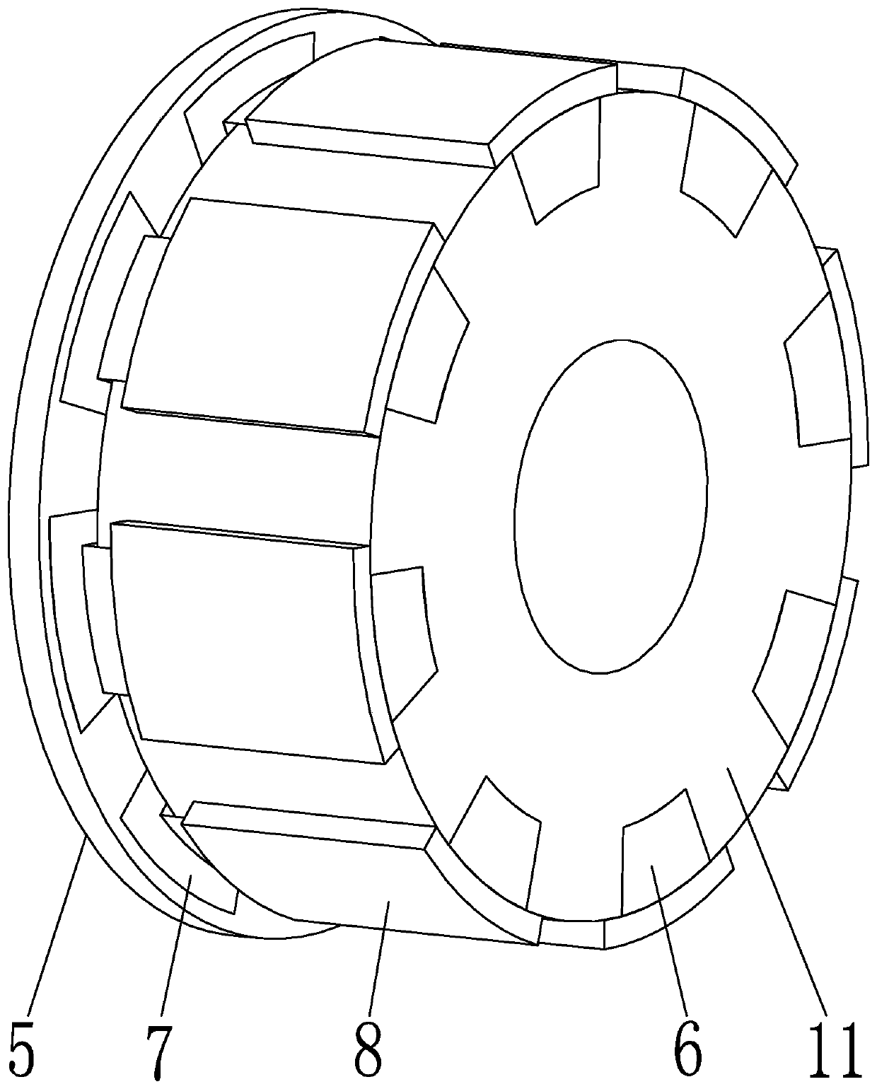 Permanent magnet clutch and assembling method thereof