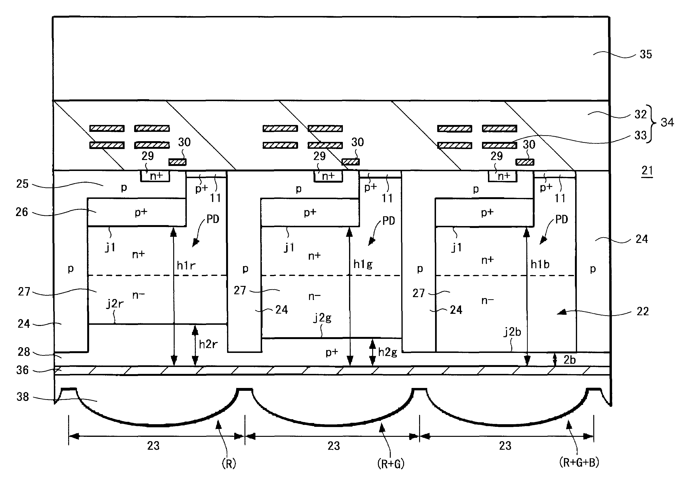 Solid-state imaging device, camera module and electronic equipment module