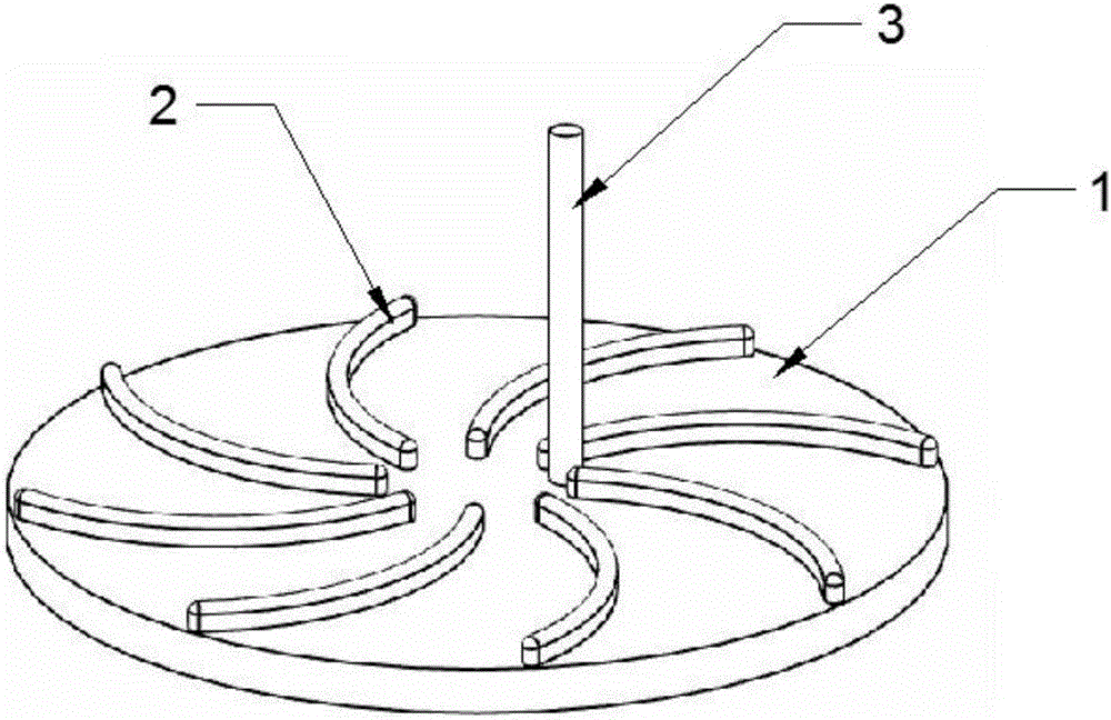 Rolling disk of tea leaf rolling machine