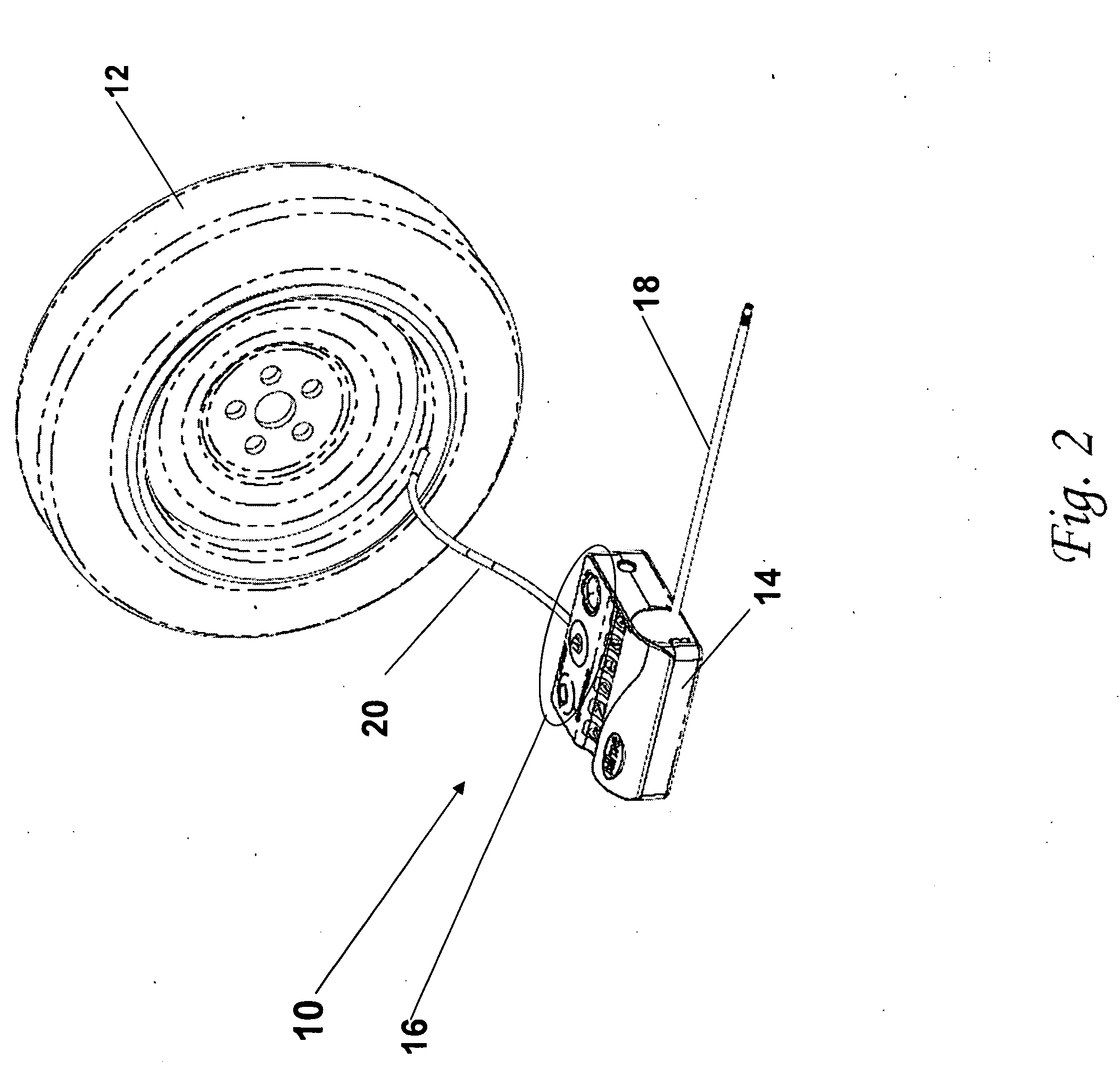 Integrated compressor-tire sealant injection device with large mouth sealant container