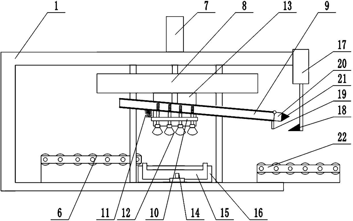 Stamping device for vehicle parts