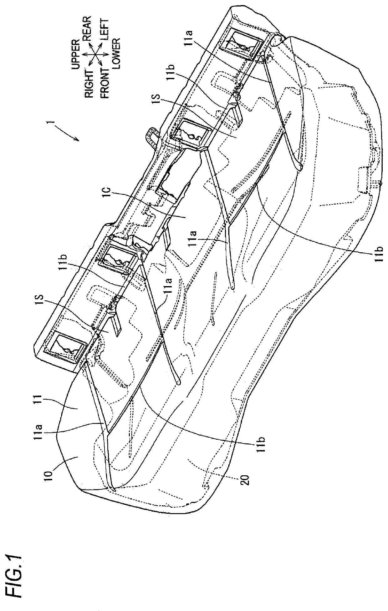 Bead foam molded member for vehicle seat and cushion member for vehicle seat