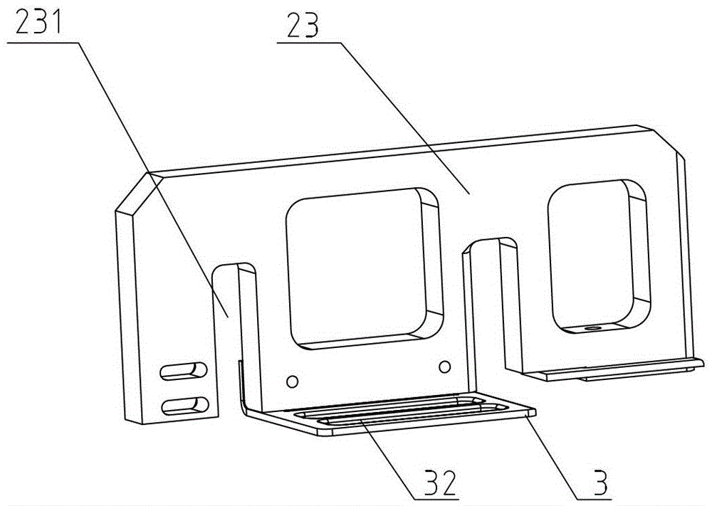 A stacking mechanism of a battery pack sheet stacking machine