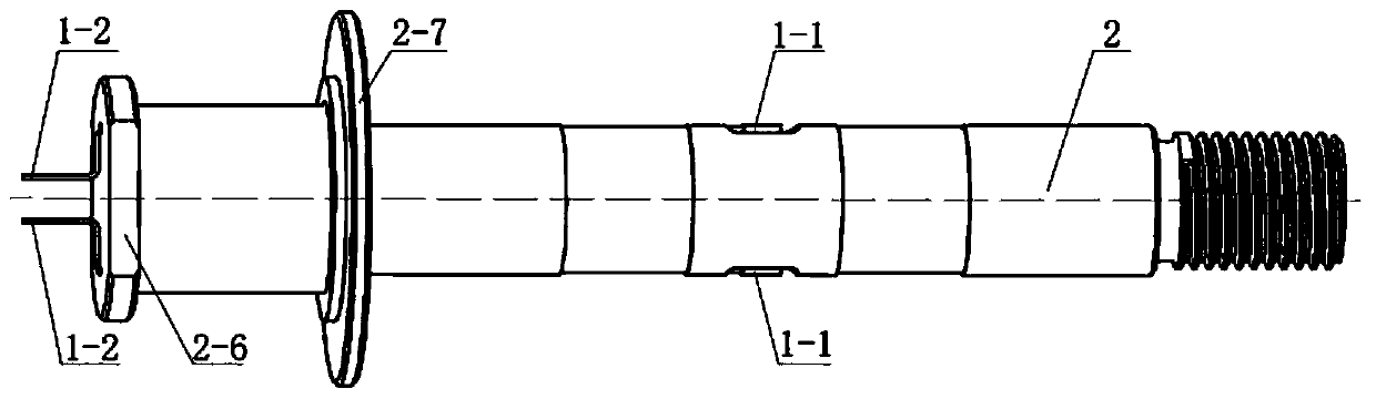 Shaft force measuring sensor