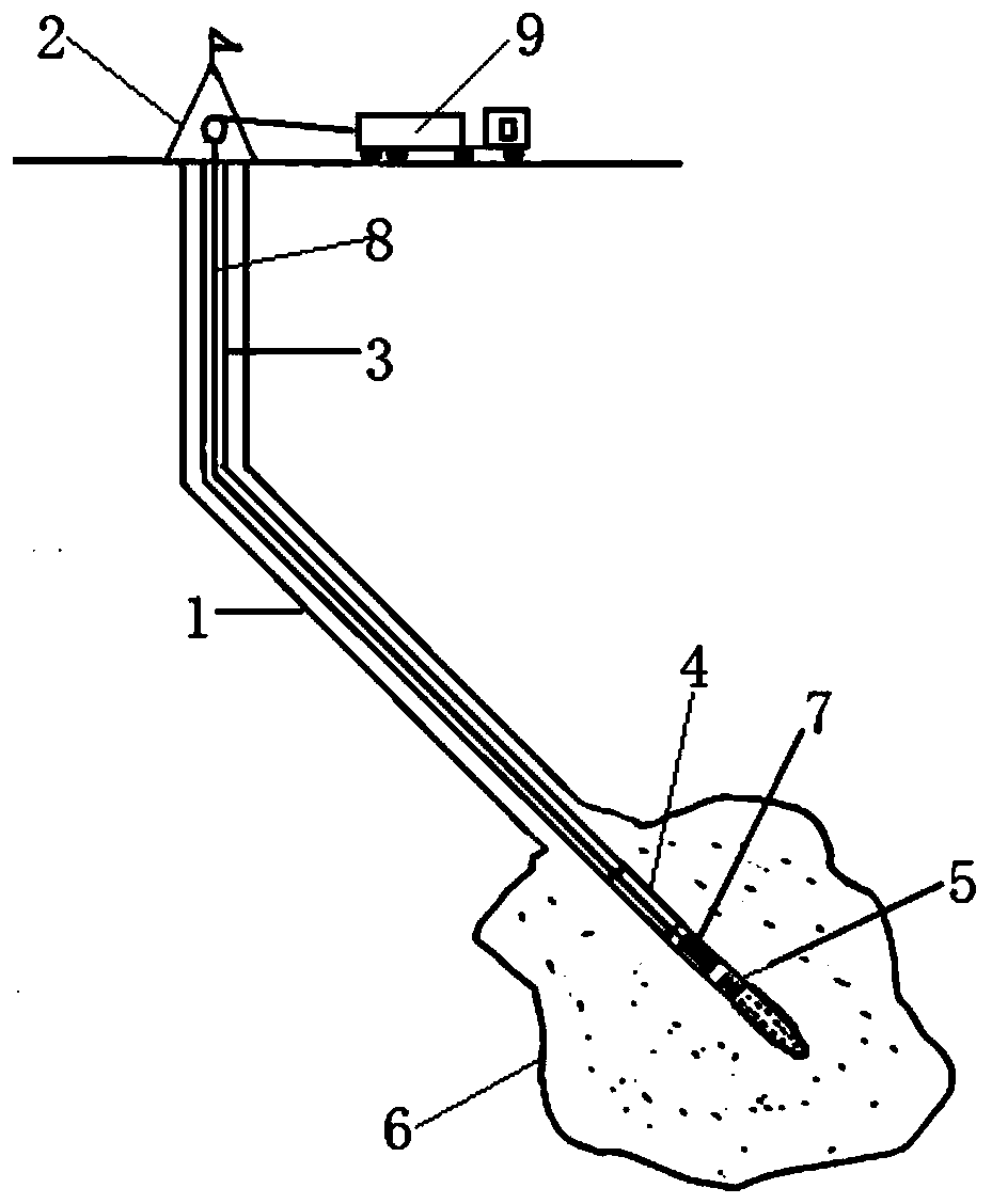 High-temperature salt well directional well butt joint navigation conveying system and application method