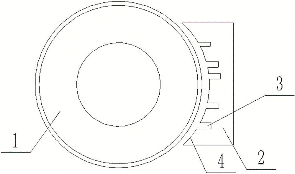 Method for welding connector on stiff tubular column