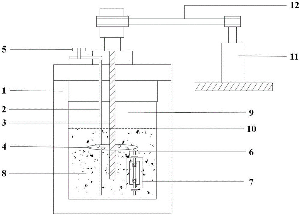 Experimental apparatus for simulating stress corrosion of metal material under actual working conditions