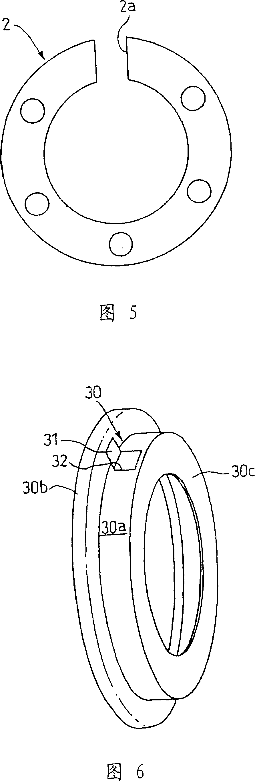 Bearing device with sensor and rolling bearing with sensor