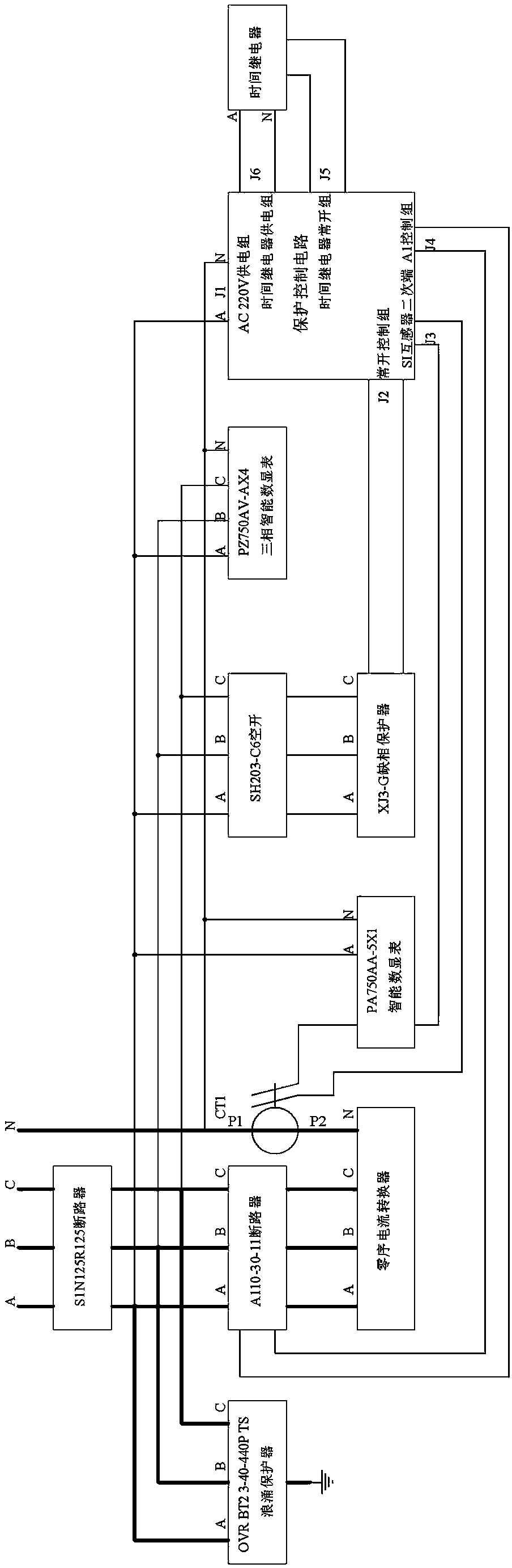 Converter and converting device for reducing effect of zero-sequence current on transformer