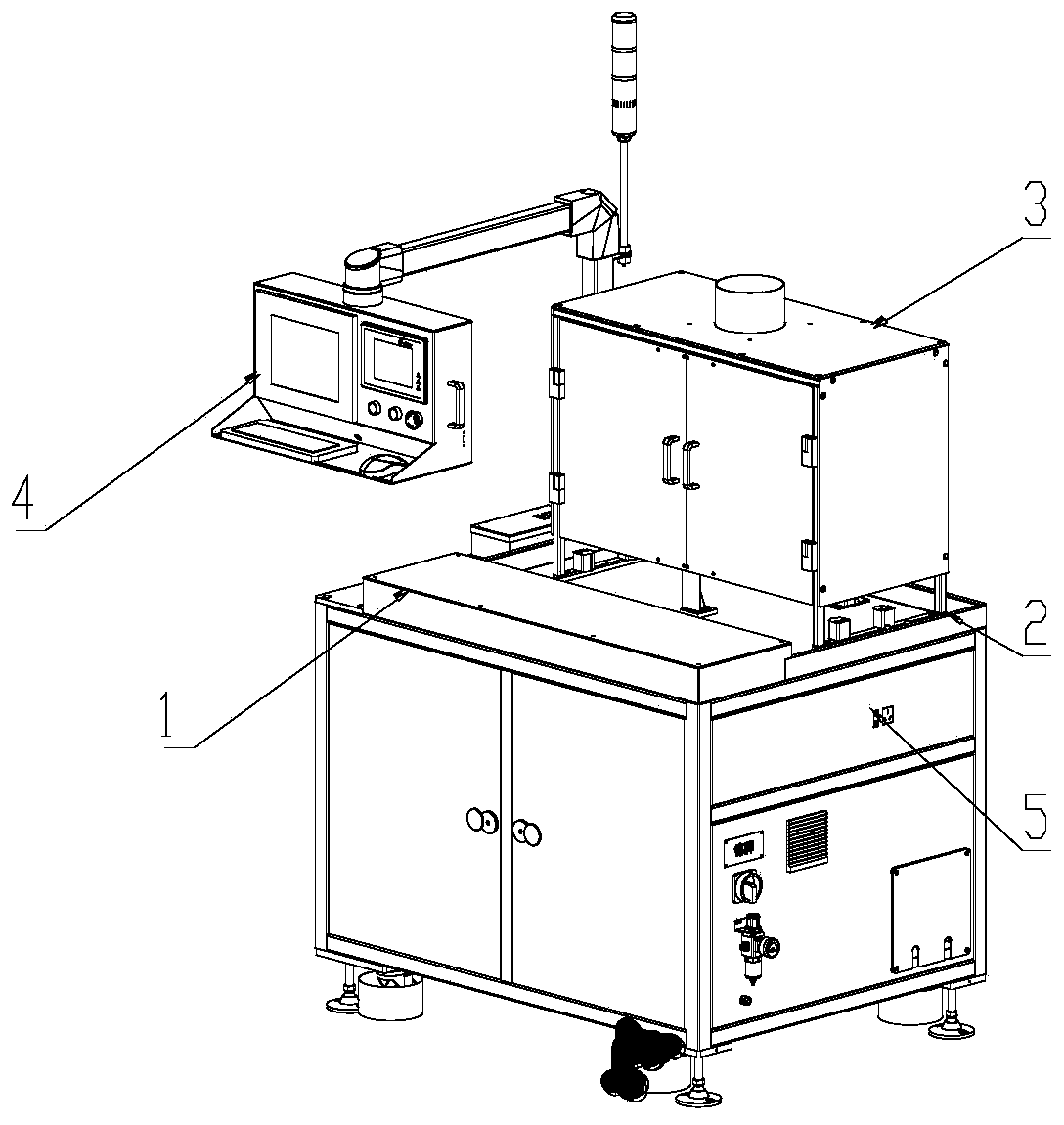 Induction cooker testing facility