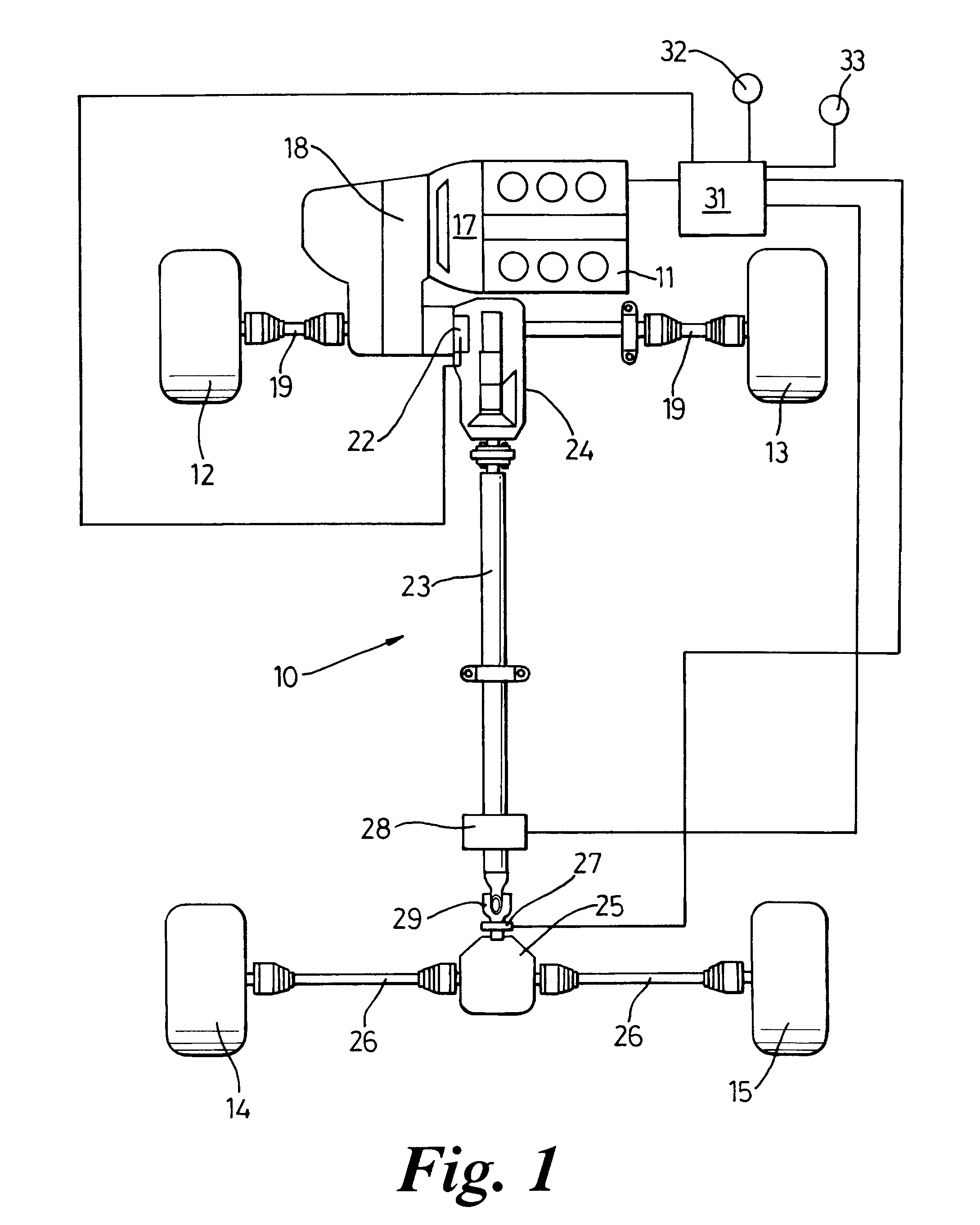 Hybrid Motor Vehicle Driveline