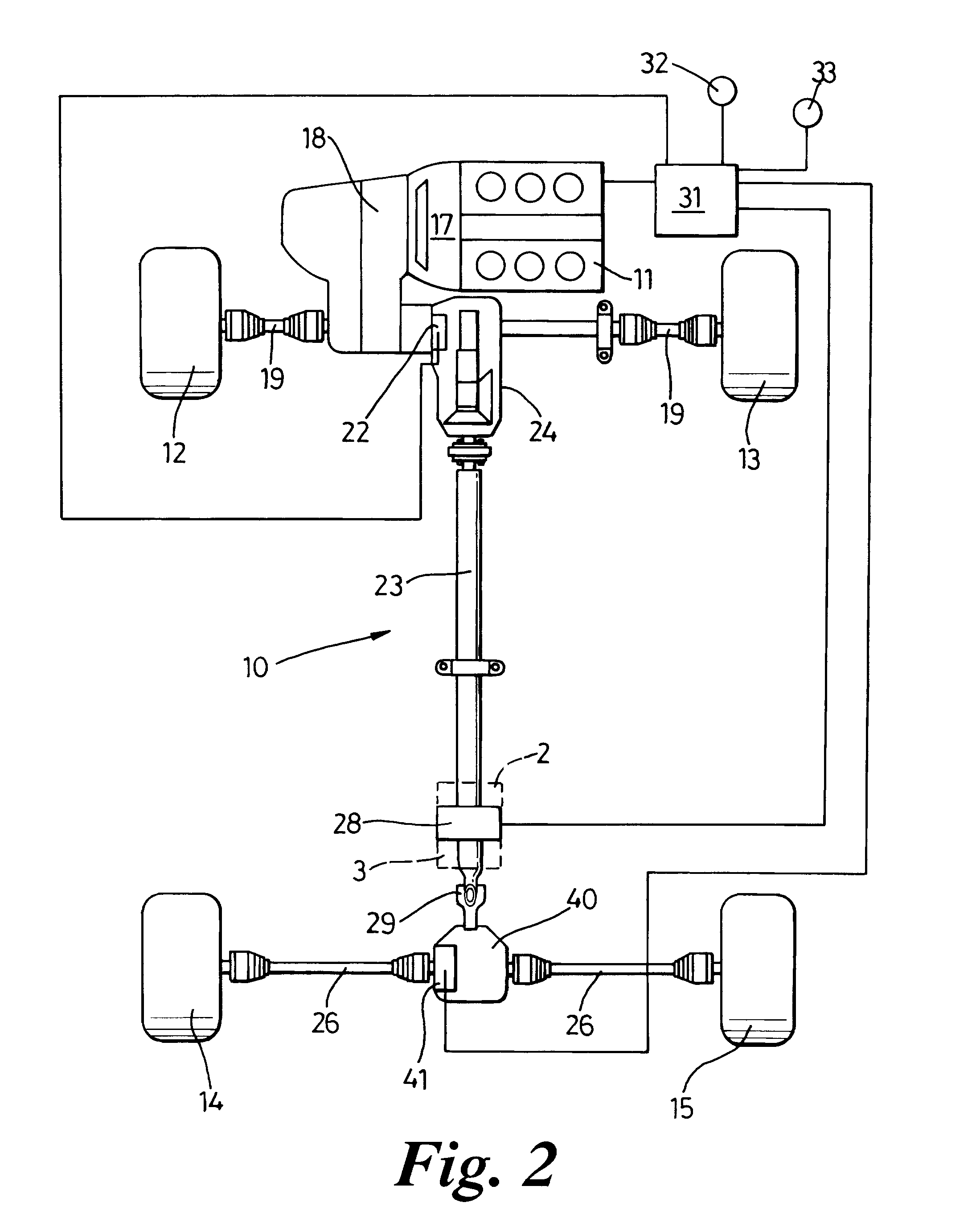 Hybrid Motor Vehicle Driveline