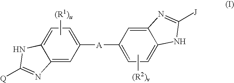 Linked dibenzimidazole antivirals