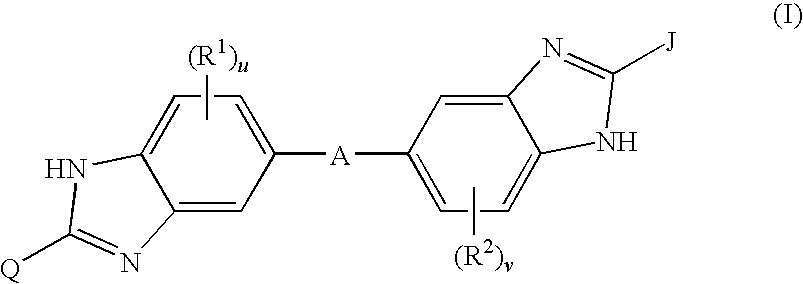 Linked dibenzimidazole antivirals