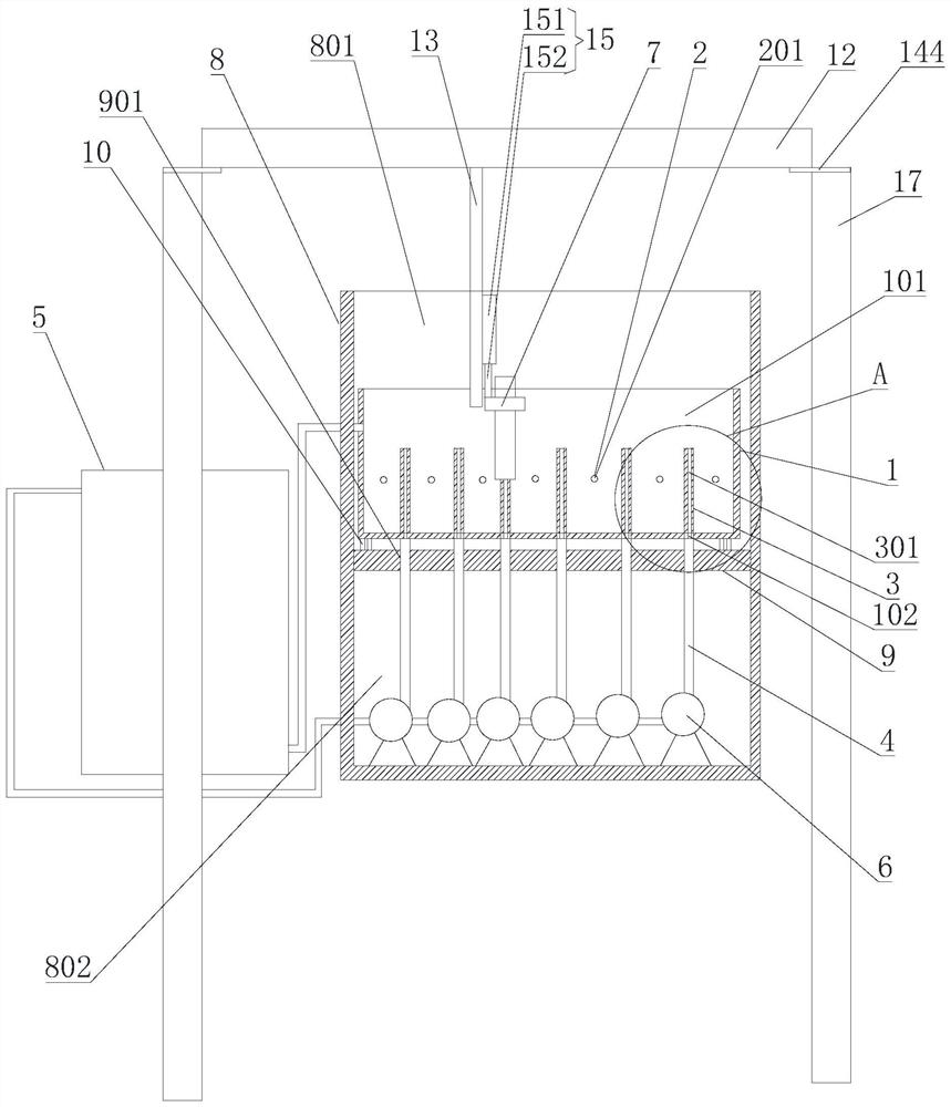 Plasma nano-polishing device and automatic polishing equipment for semi-closed inner hole metal workpieces