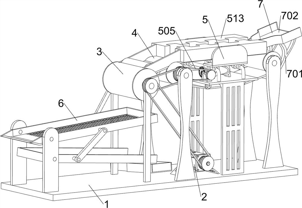 Gorgon fruit shelling device for agricultural production