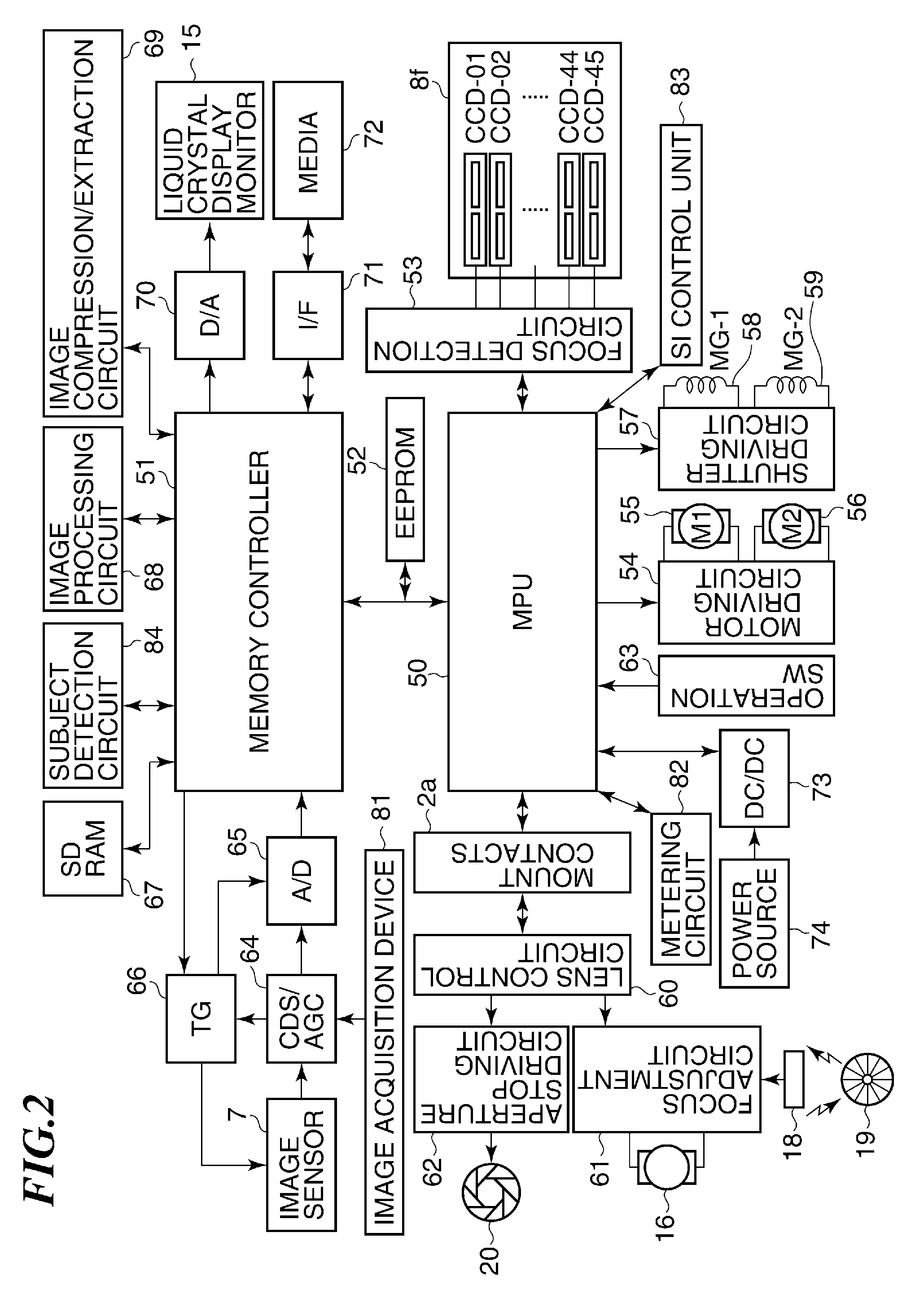 Image pick-up apparatus and control method therefor