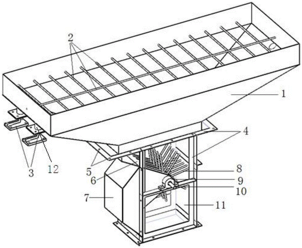 Glass fiber quantitative conveyer