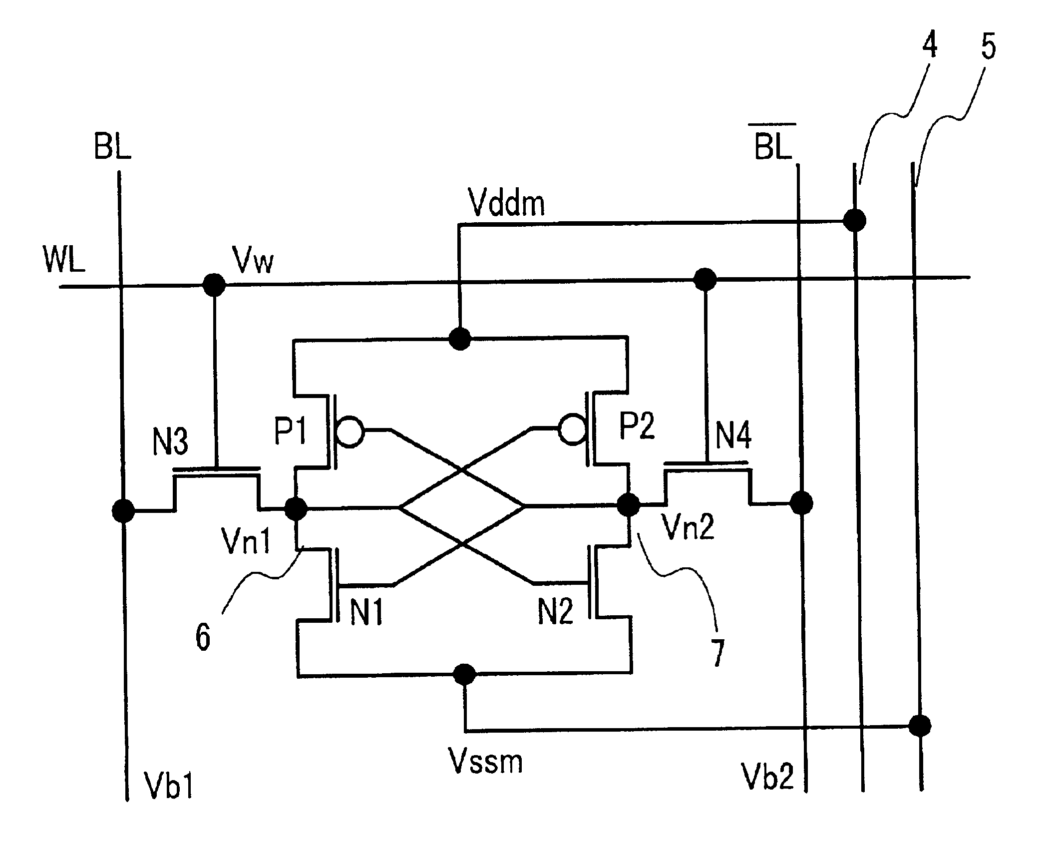 Semiconductor memory device with memory cells operated by boosted voltage