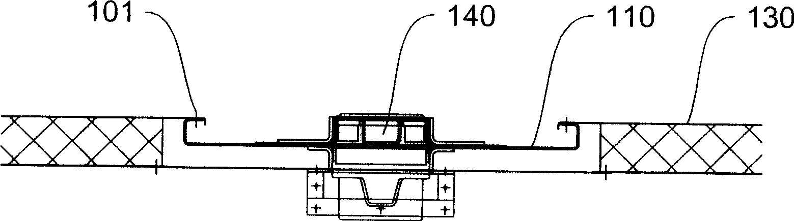 Container lintel plate structure and container with the lintel plate structure