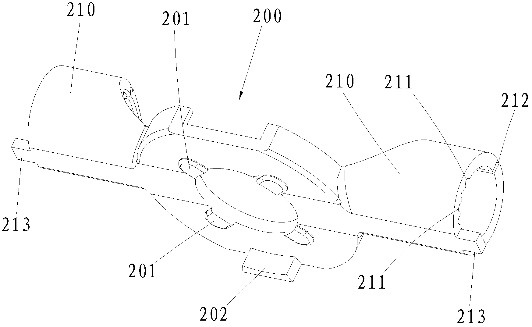 Bidirectional rotating bracket and lamp