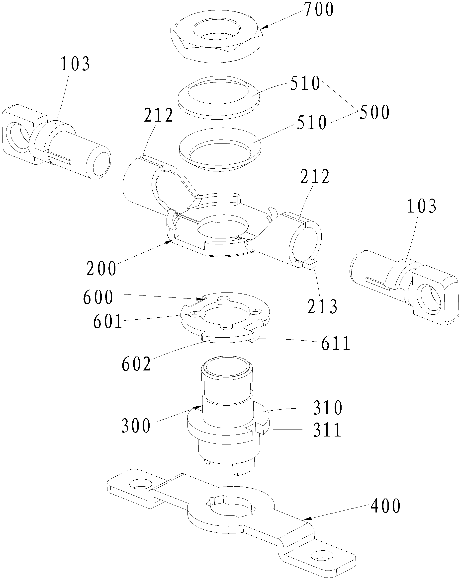 Bidirectional rotating bracket and lamp