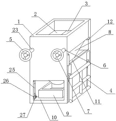 A stable and reliable environmental protection box