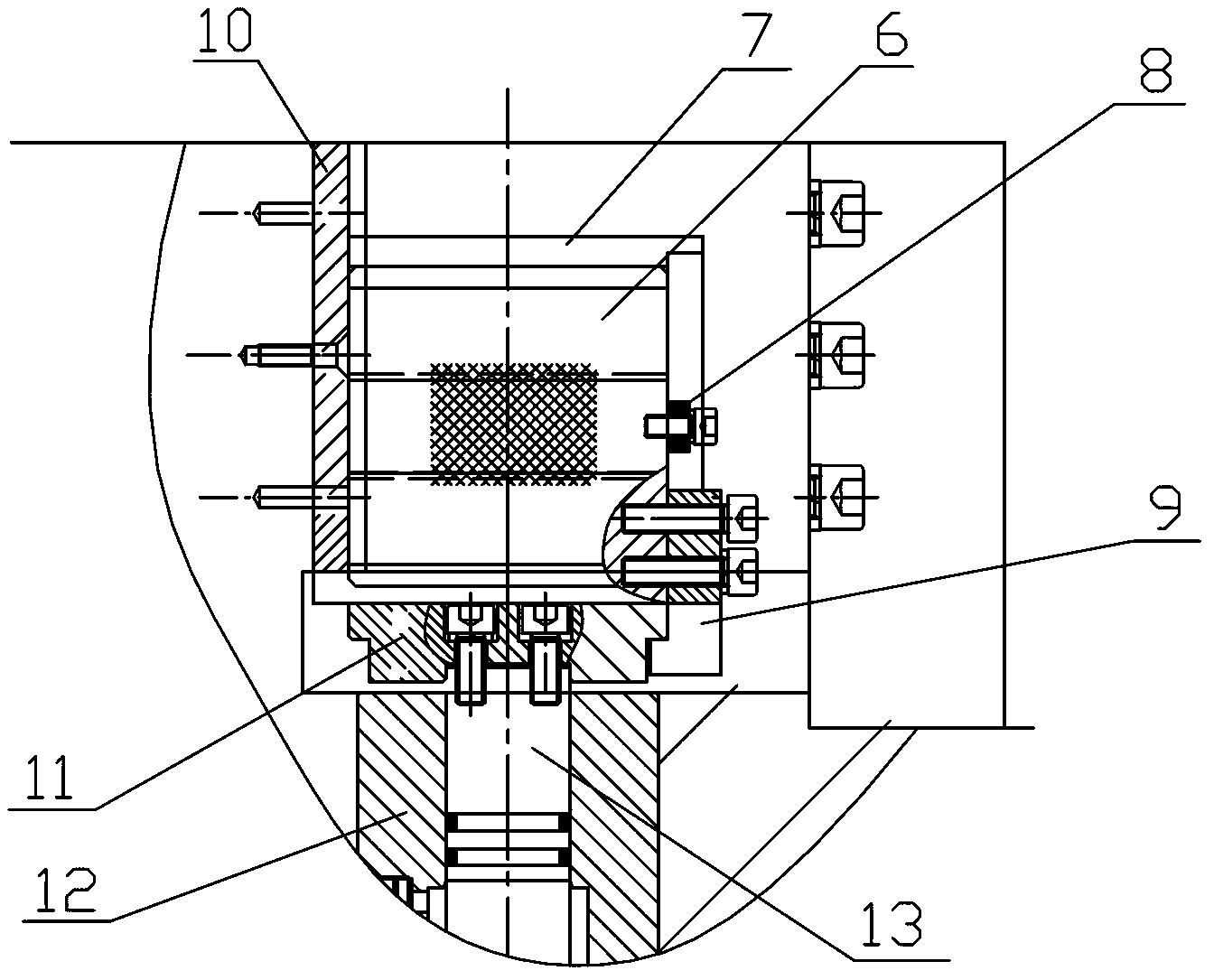 High-rigid clamp of testing machine