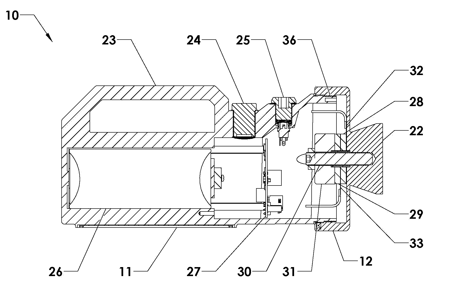 Explosion-proof acoustic source for hazardous locations