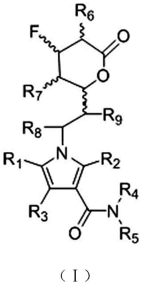 Multi-substituted pyrrole statin fluorine-containing derivatives and uses thereof