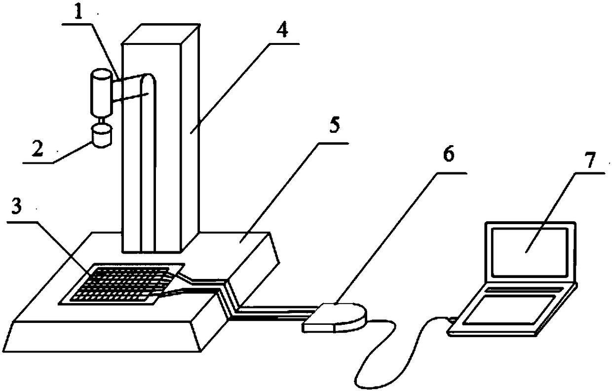 Imitation tongue pressure head mechanical testing device